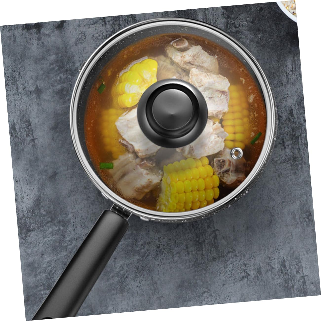 OKUMEYR 18cm Milk Butter Warmer Pot Cooking Soup Pot Medical Stone Coating for Baby Food