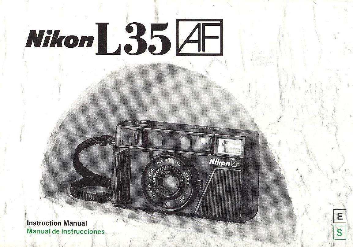 Nikon L35AF Original Instruction Manual Books