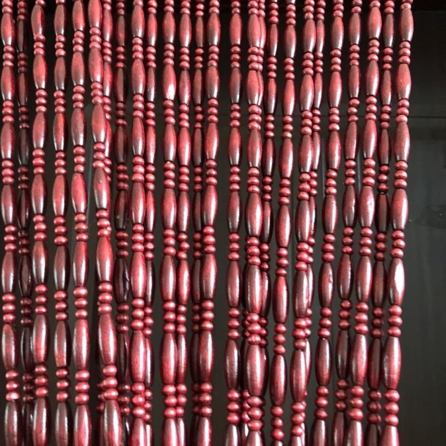 Séparateur de pièce en bois rustique à 40 brins pour couloir