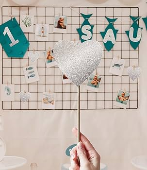 Amazon.com : Heavyweight Silver Glitter Cardstock Paper, 50