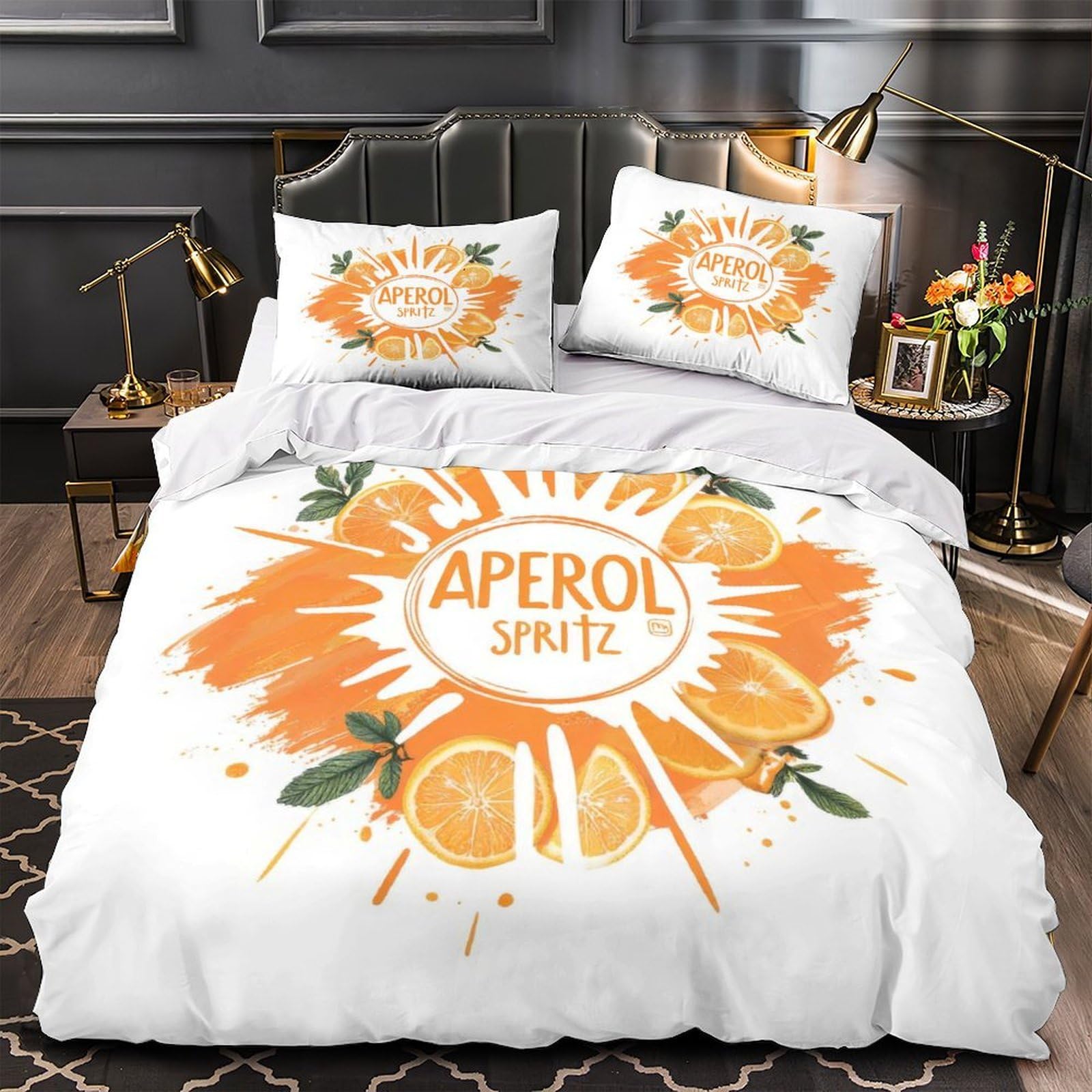 Parure de lit égyptienne 220x240 cm pour une chambre parentale cocooning