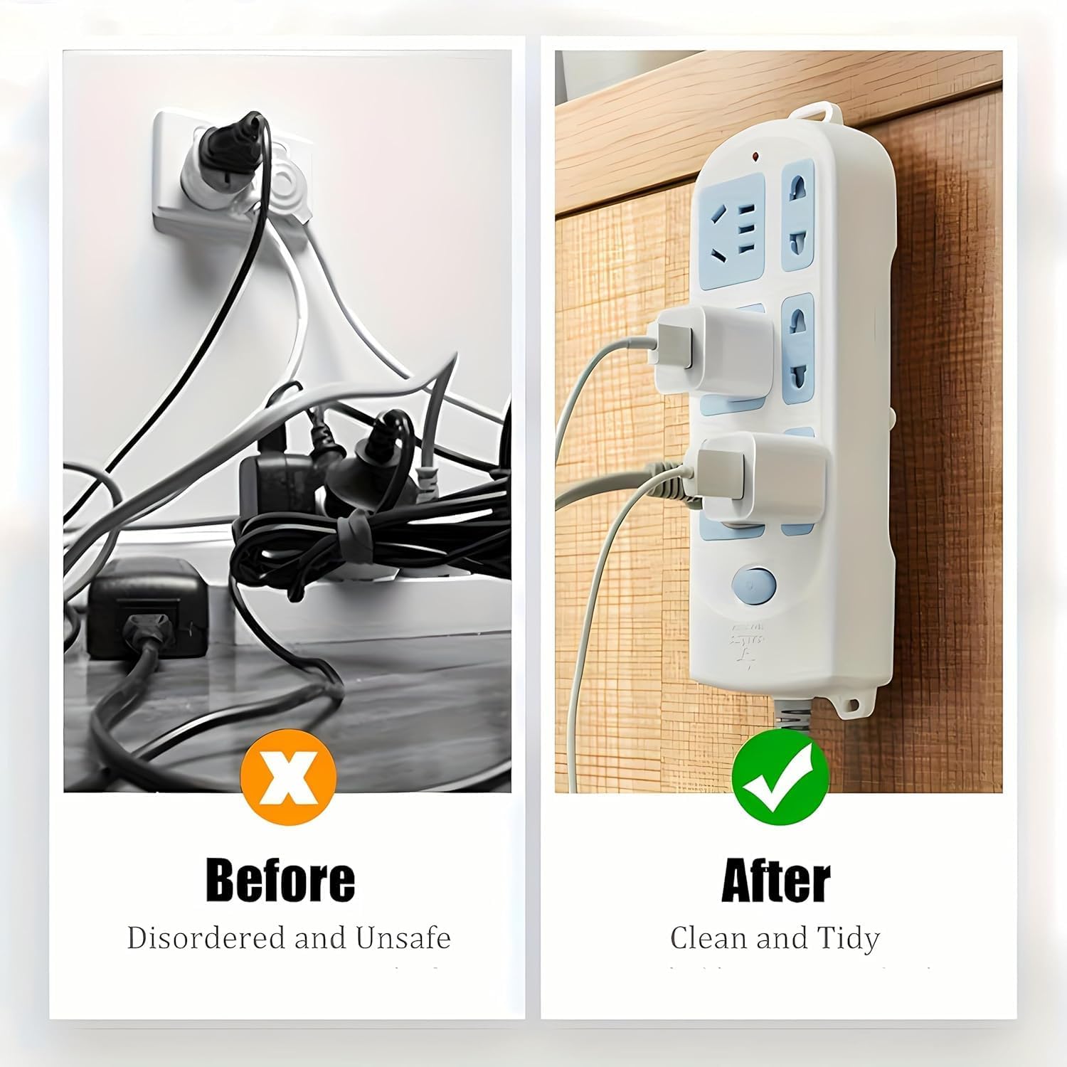 Organize Cables with PERMAFROST Power Strip Holder -3