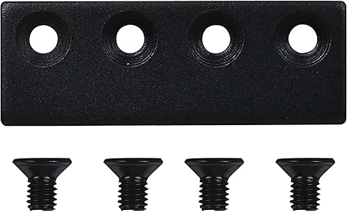 Miniatura 4 de National Hardware N700-106 Adaptador de conexión para puerta corrediza interior de granero, 3 1/8 pulgadas, negro mate
