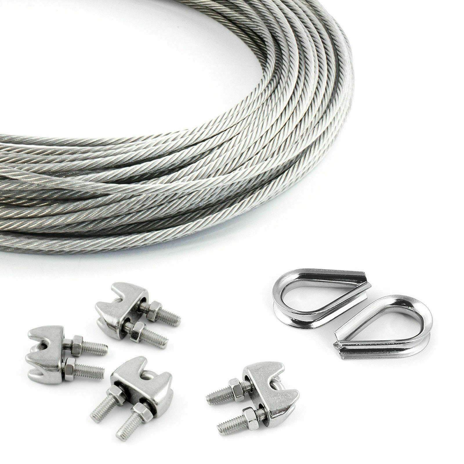 Dq Pp Steel Rope 2mm 100m Stainless Steel Inox 7x7 | OMAN