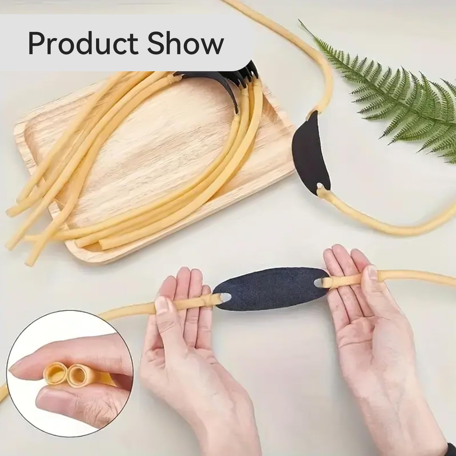 6 Bande Elastiche Per Fionda In Lattice - Ricambi Antiscivolo Per Caccia E Tiro - Foto 6