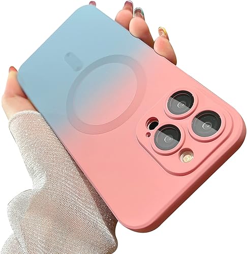 Gihklty Funda compatible con iPhone 11 Pro Max compatible con Magsafe Diseño de color degradado, silicona TPU a prueba de golpes, antideslizante, Gihklty Funda compatible con iPhone 11 Pro Max compatible con Magsafe Diseño de color degradado, silicona TPU a prueba de golpes, antideslizante,
