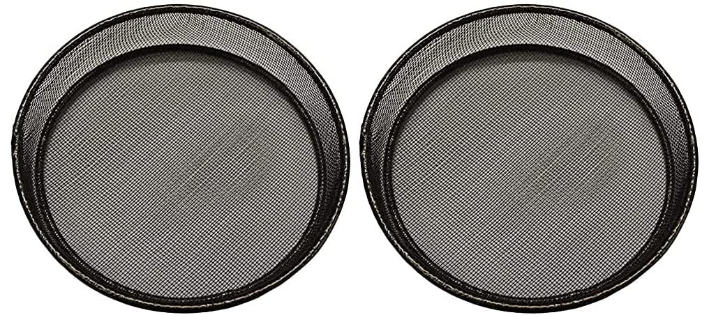 Selections Bird Feed Dish Feeding Station Metal Seed Mesh (Set of 2)