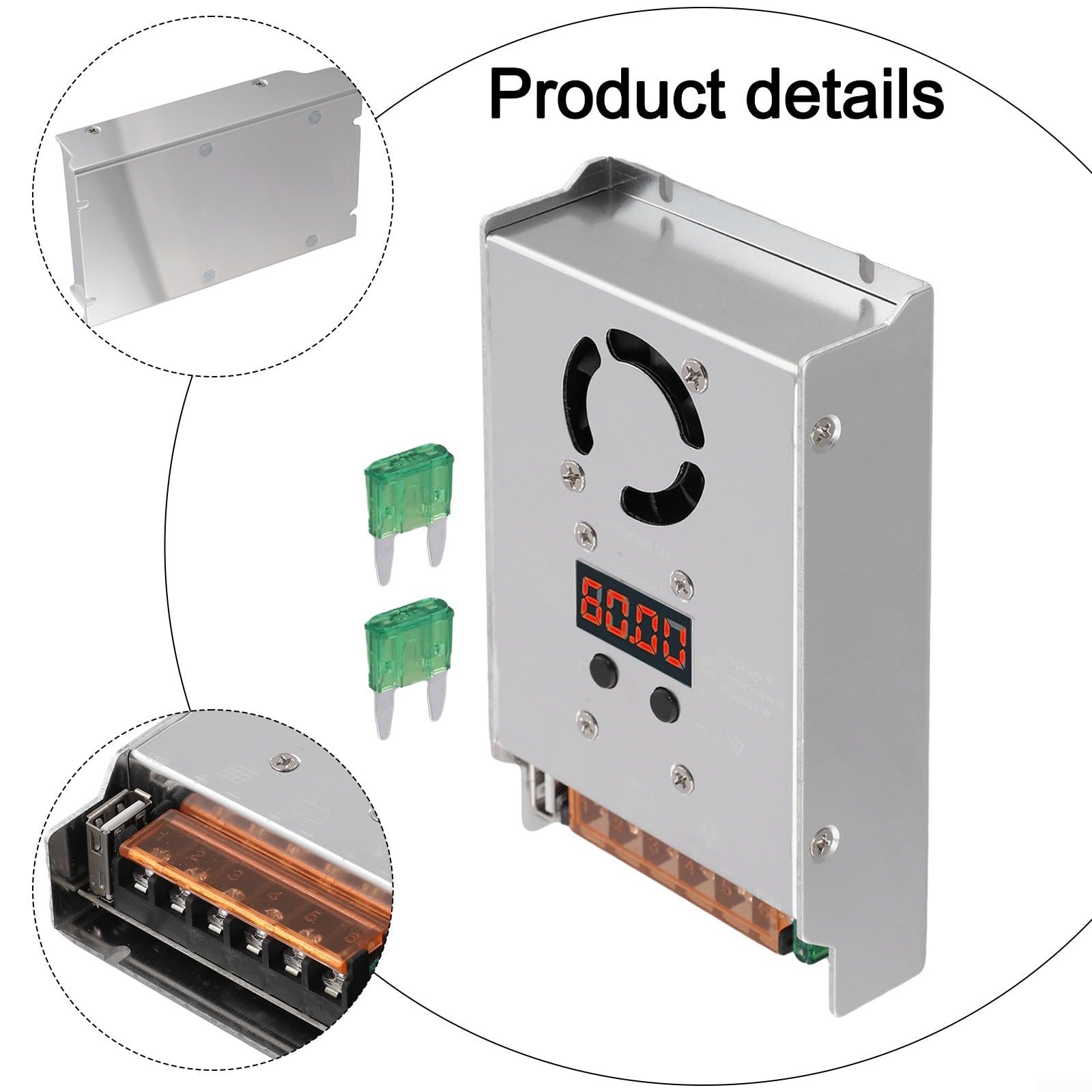 MPPT - Regulador solar (450 W, 12 V/24 V, 20 A)