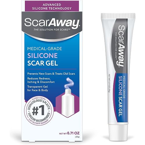 ScarAway Scar Gel, Medical Grade Silicone, 20g
