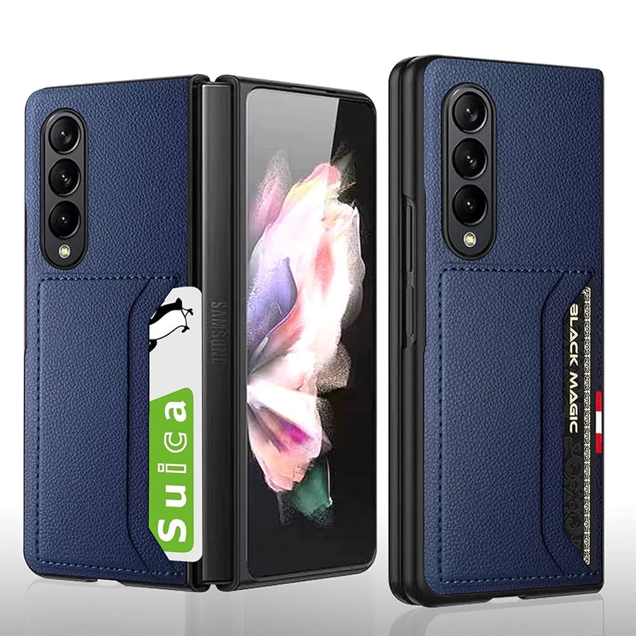 国内版 DOCOMO Galaxy Z Fold 4 ケース付き Amazon | Galaxy Z Fold4 Standing Cover with Pen｜ブラック