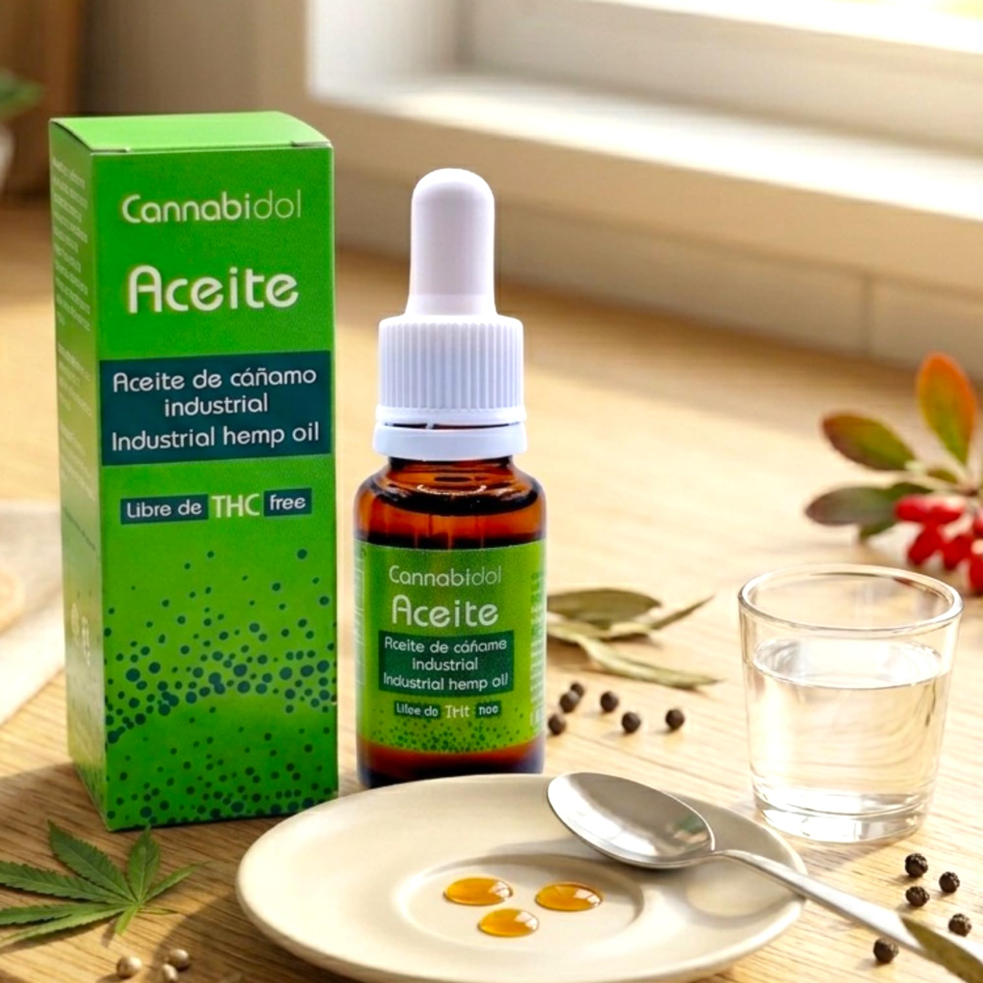 Tegor Cannabidol Aceite 15ml - Aceite de Cáñamo Natural para Relajación Muscular y Articular - Alivio de Tensiones y Bienestar General - Rico en Ácidos Grasos Esenciales - Formato Gotero