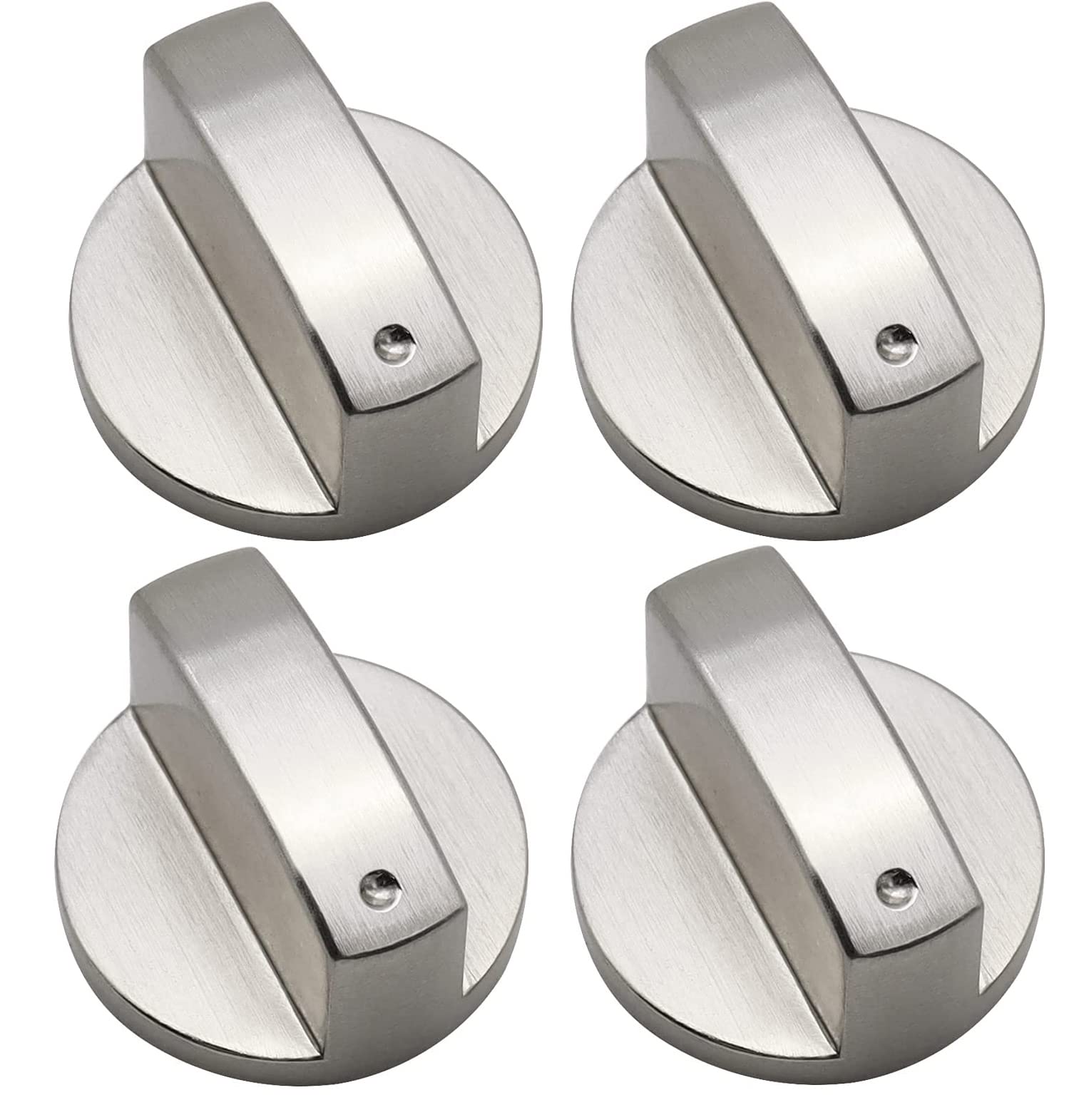Confezione Da 5 Manopole Ricambio Per Stufa A Gas GE - Acciaio Inox (Modello WB03X24818)