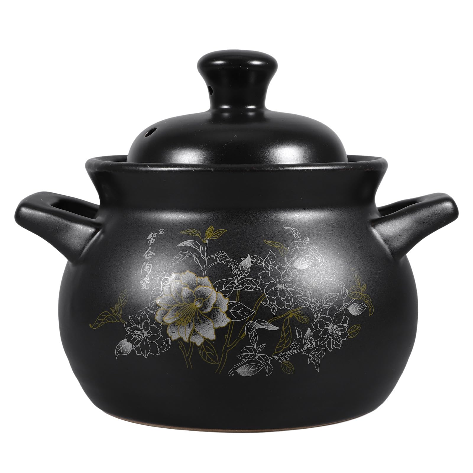 Casserole en céramique 1,8l SOLUSTRE avec couvercle pour ragoût maison