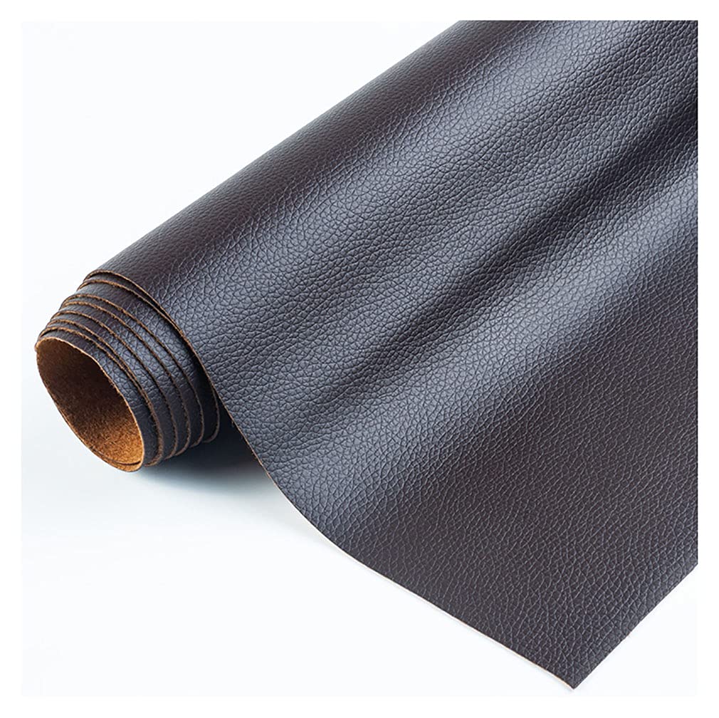 Tissu faux cuir marron pour coudre vos vestes tendances et jupes d'automne sur mesure