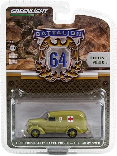 Greenlight 61030 Battalion 64 Series 3 Juego completo de seis (6) modelos fundidos a presión escala 1:64