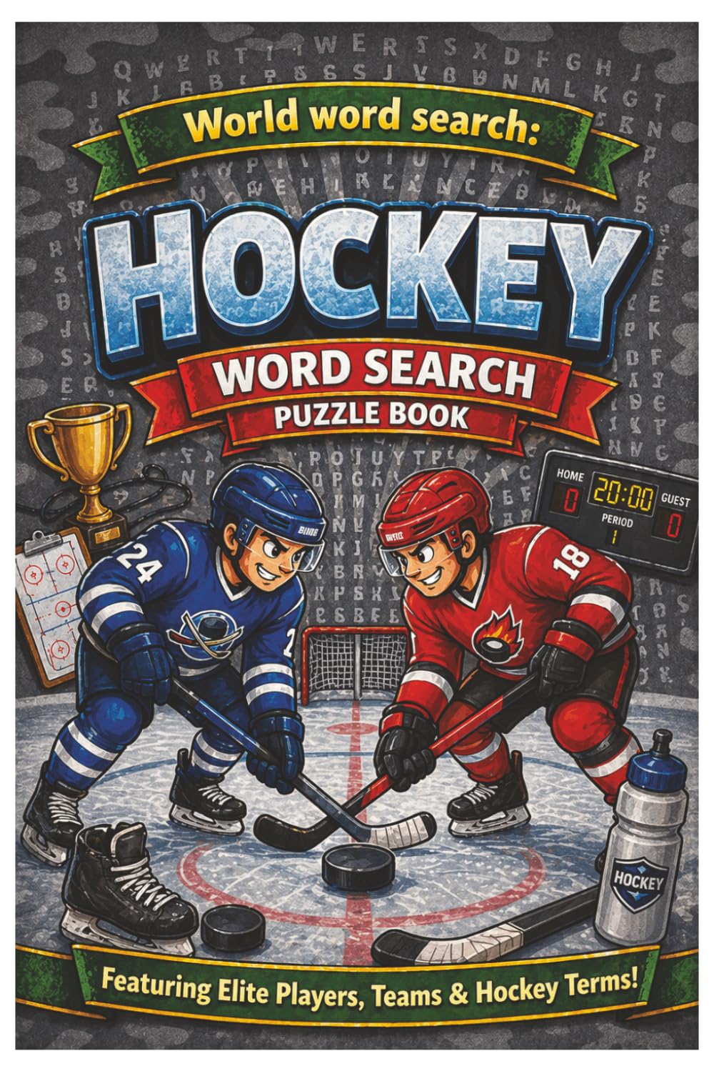 Ice Hockey Word Search: Players, Teams, and Ice Hockey Terms from Around the World