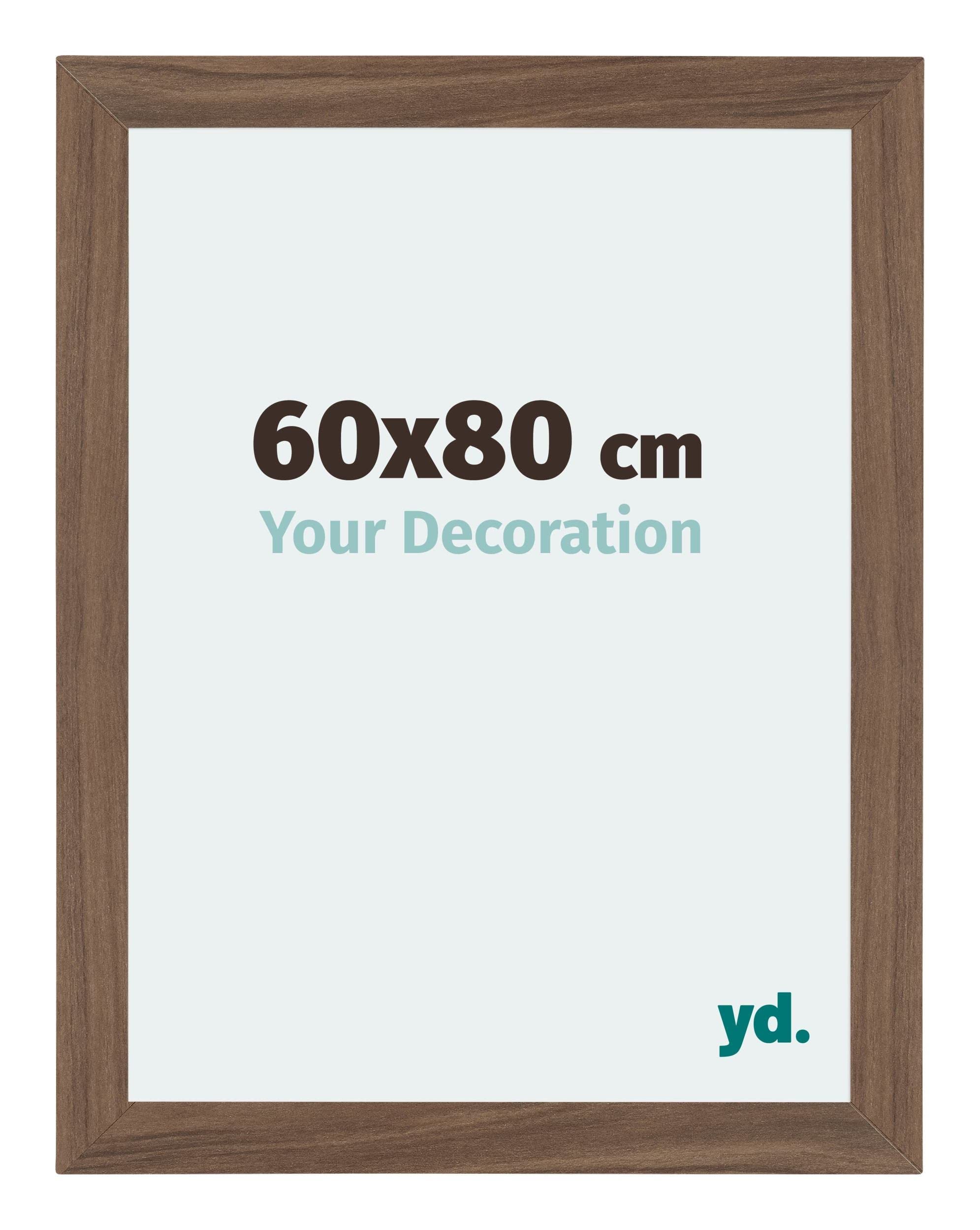 Your Decoration - Puzzle frame 60x80 - Walnut Dark - Puzzle frame 1500-2000 Pieces - MDF Photoframe - Mura