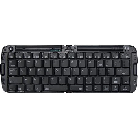 Amazon Co Jp リュウド 折りたたみ式bluetooth Hidプロファイル対応キーボード マルチペアリング4台対応 Androidスマホ タブレット Windowsタブレット対応 Jisモード Us配列補正モードの切替機能搭載 ブラック Rbk 3000bt パソコン 周辺機器