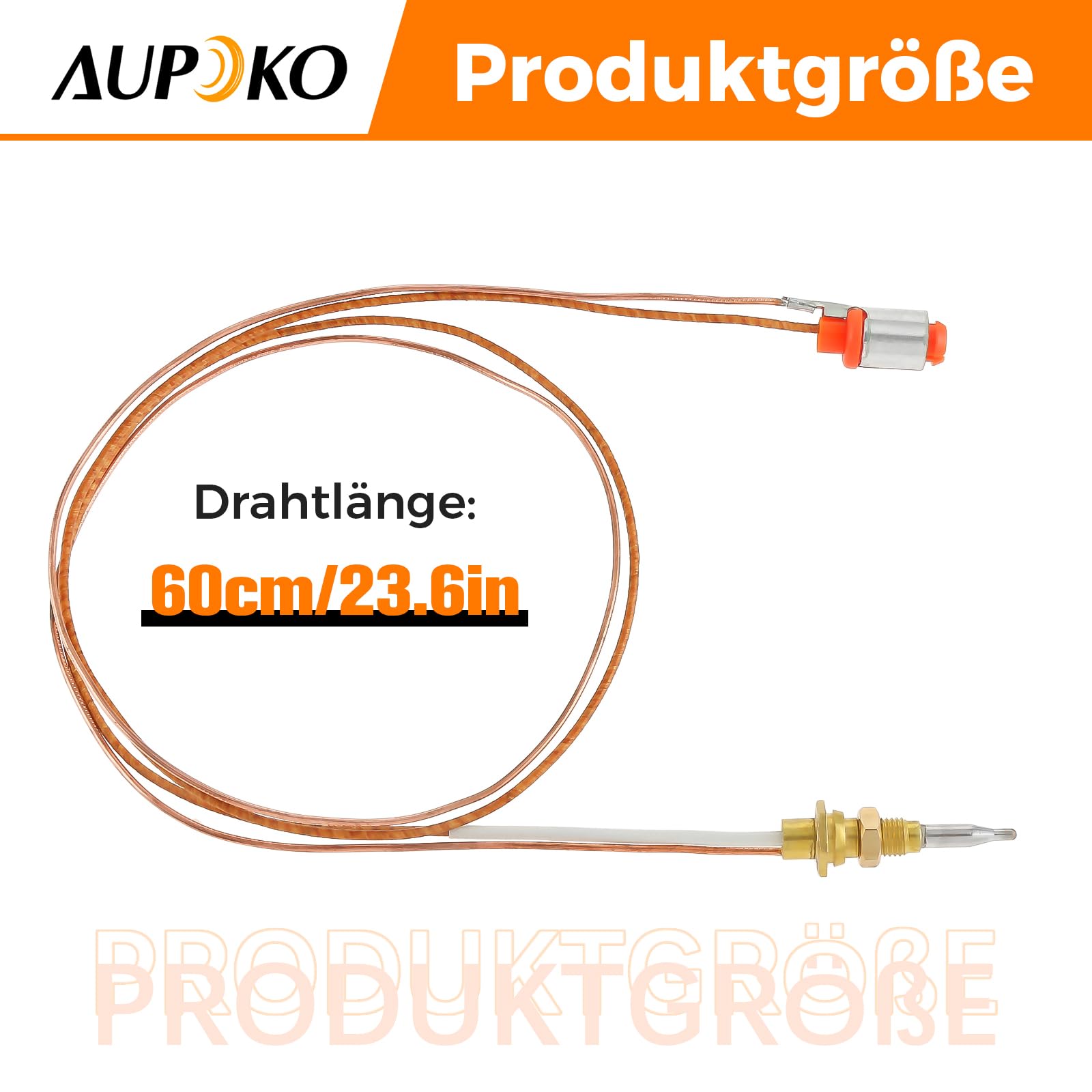 60cm Gas Thermoelement M6x0.75 Universal Kamin Teile Für Kamin Gasherd Heizung Brenner