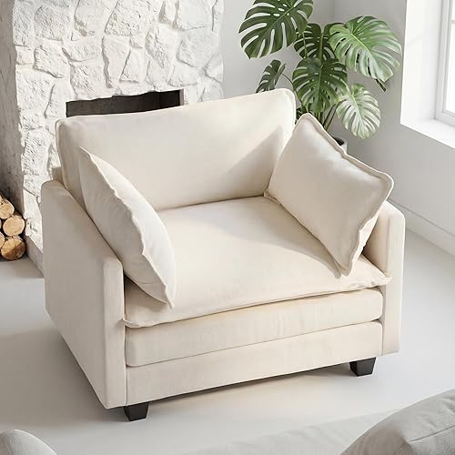 Sofá seccional, cómodo sofá modular de nube, sofá modular de asiento profundo, sofá moderno en la nube, sofás modulares para sala de estar,