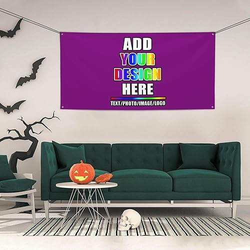 Cartel personalizado, pancarta de fiesta personalizada, pancarta de cumpleaños personalizada con foto, pancarta de poliéster resistente a los rayos