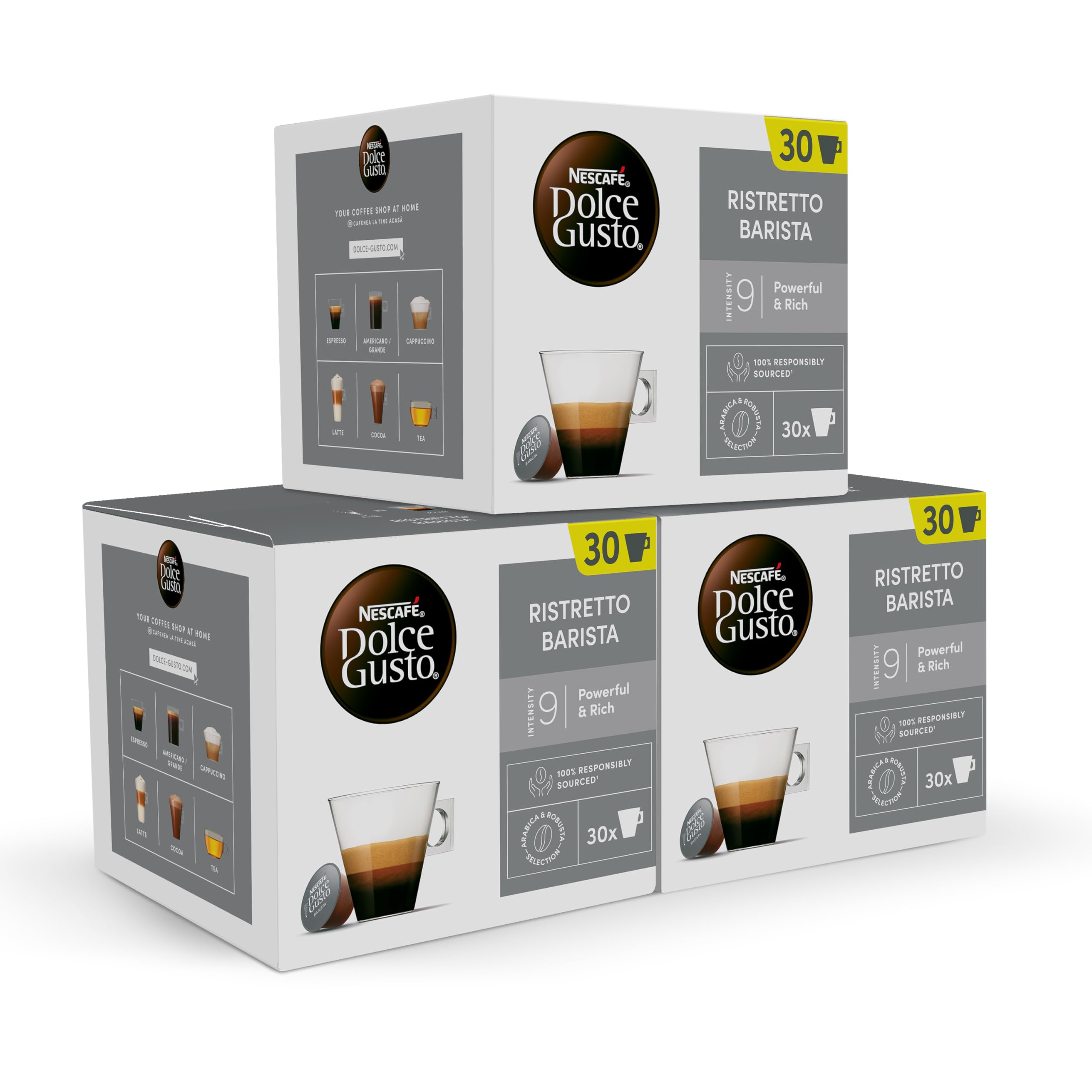 Nescafé Dolce Gusto Café BARISTA, 3 x 30 kapsułek (razem 90 kapsułek)