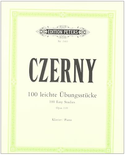 100 leichte Übungsstücke op. 139: für Klavier (Edition Peters)