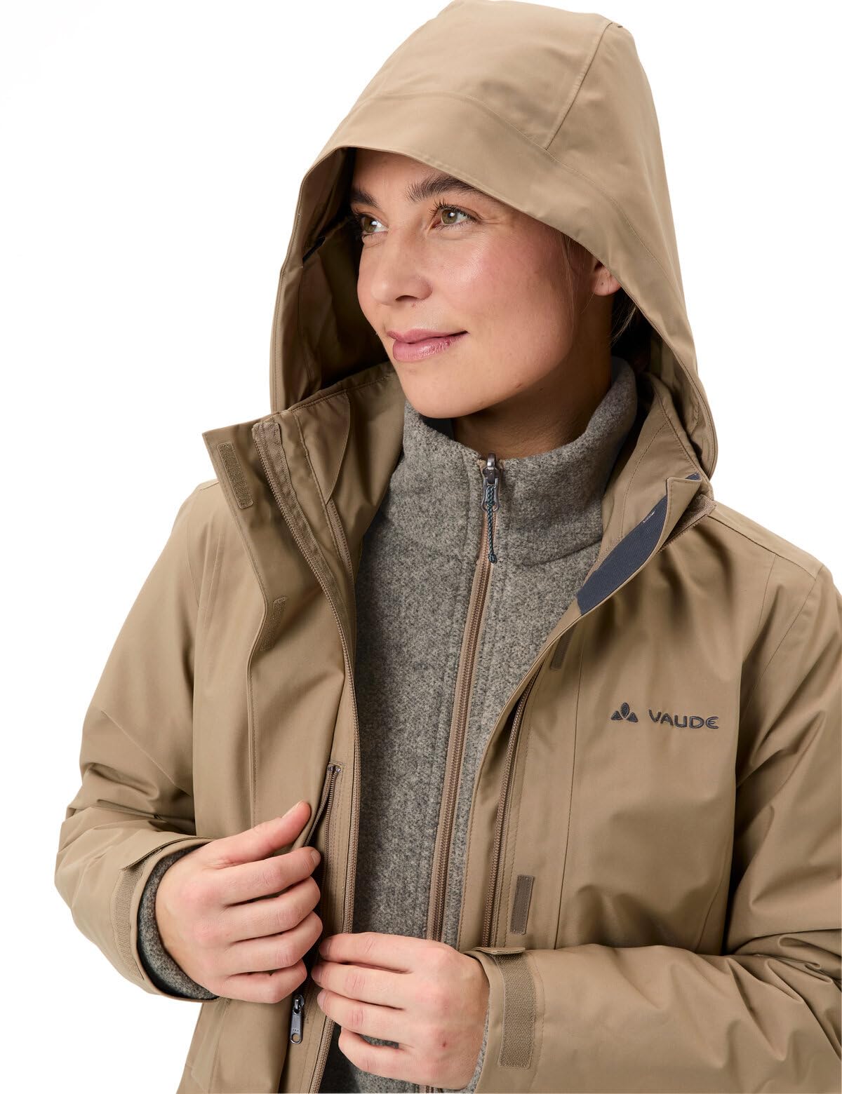VAUDE Damska parka Idris 3 w 1