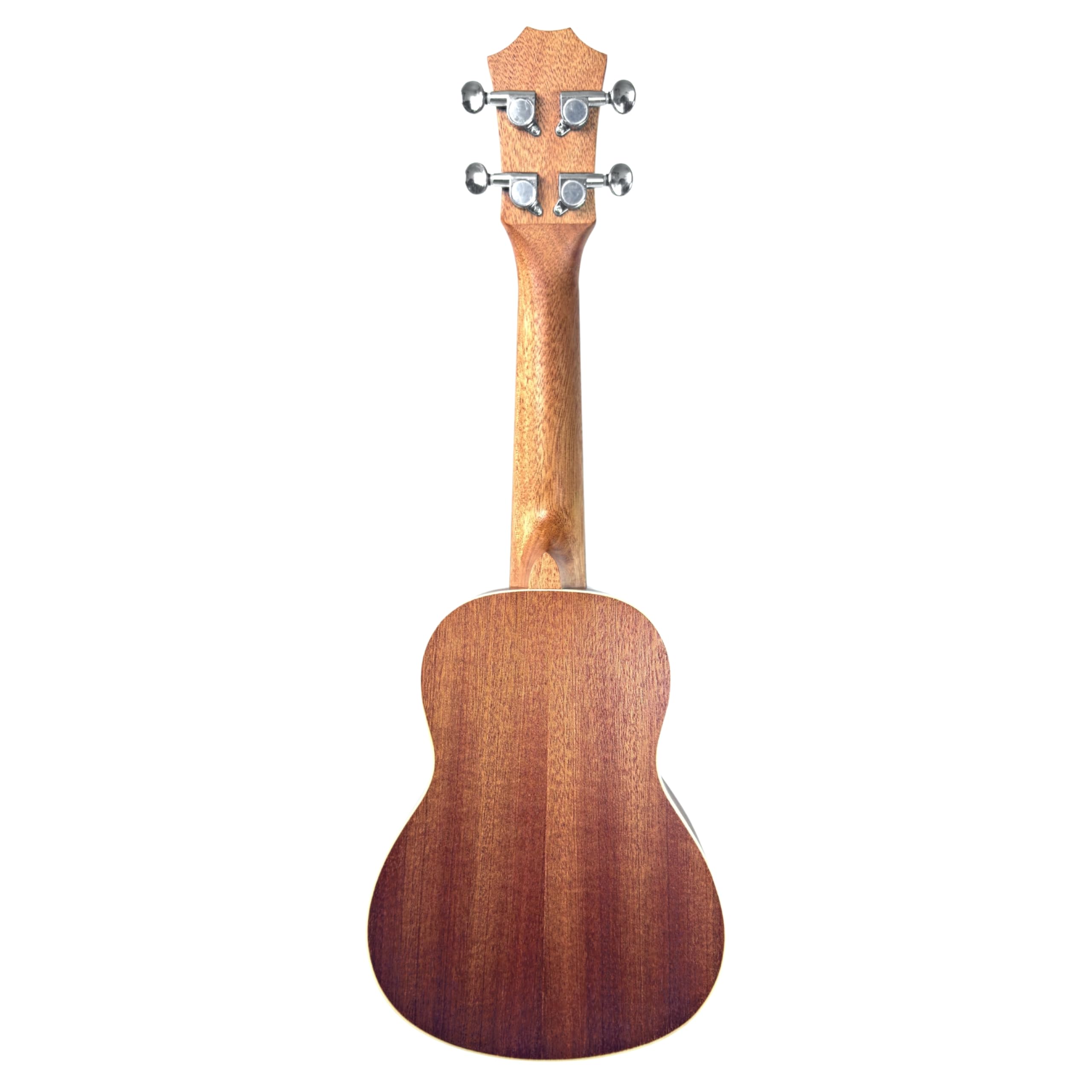 ANIMA Set ukulele soprano Mahonia in mogano con borsa e metodo facile, ideale per principianti, bambini e adulti
