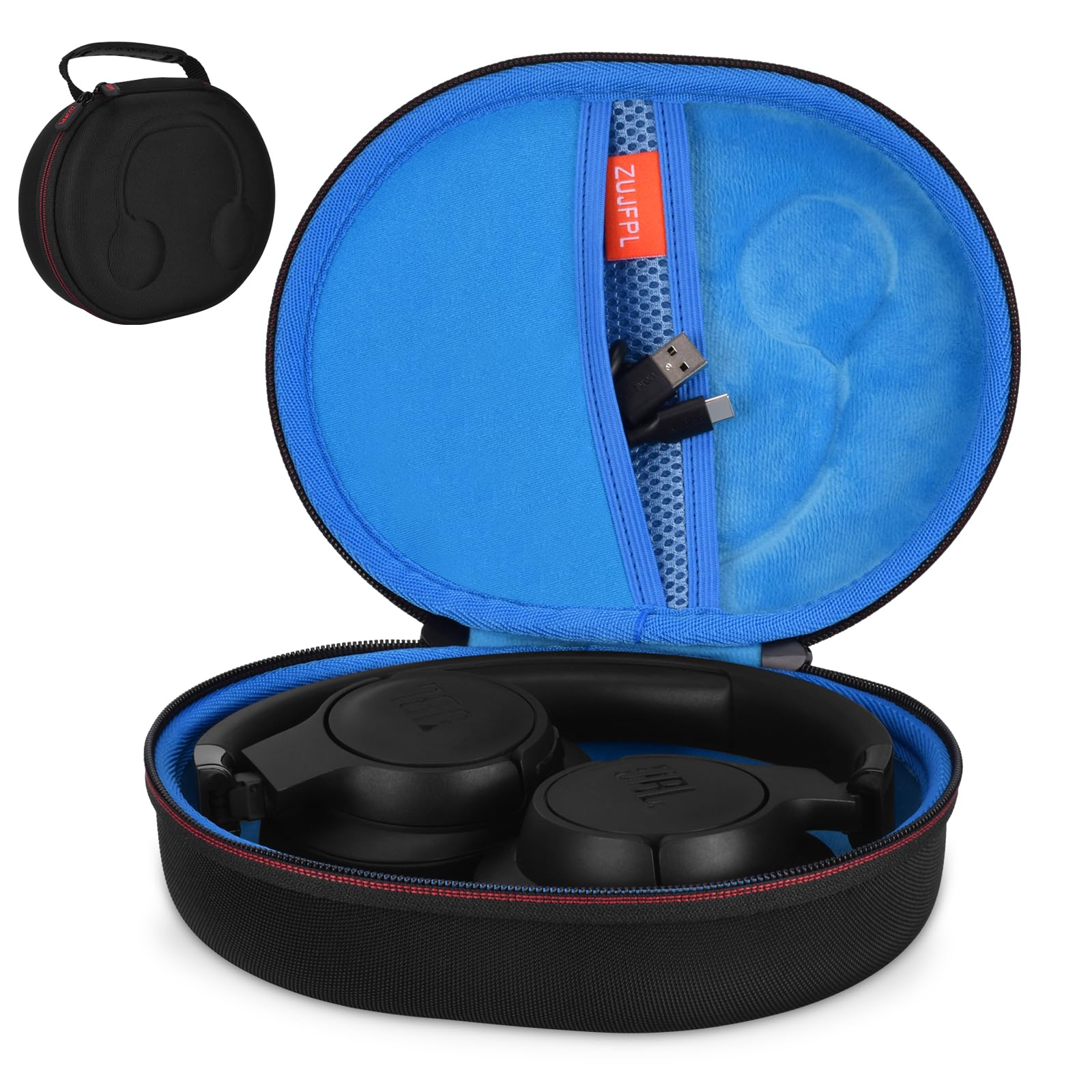 ZUJFPL EVA Hard Case for JBL Live 770NC/670NC/660NC/650BT/460NC/400BT/500BT and JBL Tune 770NC/710BT/720BT/700BT/750BT/520BT/510BT/760NC/660NC/500/