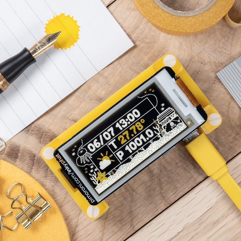 Pimoroni Inky pHAT Yellow/Black/White