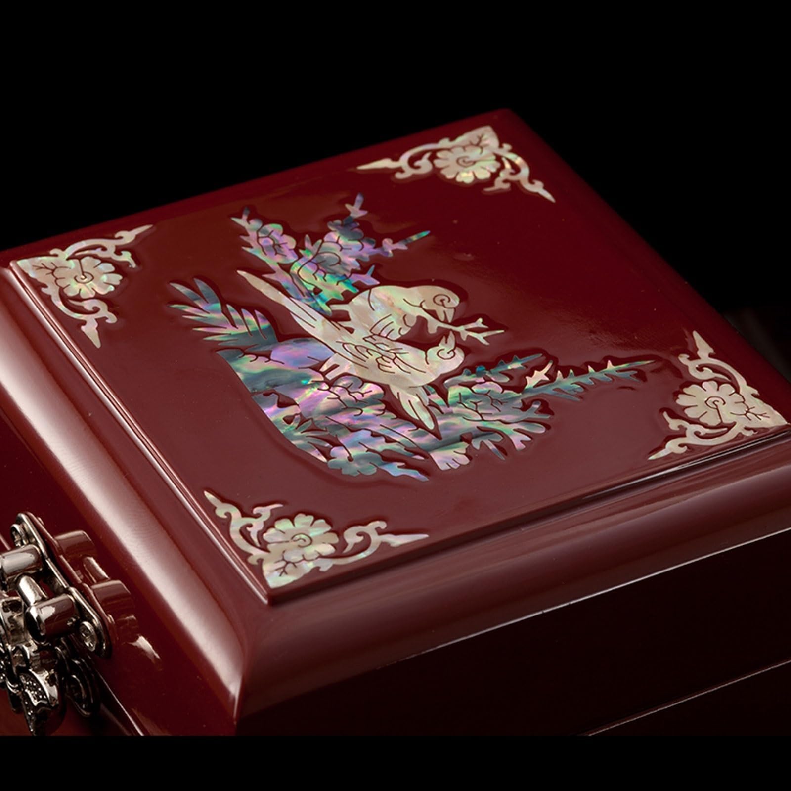 Jewelry Box Organizer Jewelry Box Wedding Gift Portable Bracelet Necklace Ring Storage Box Jewelry Organizer Small (A S) (B S)