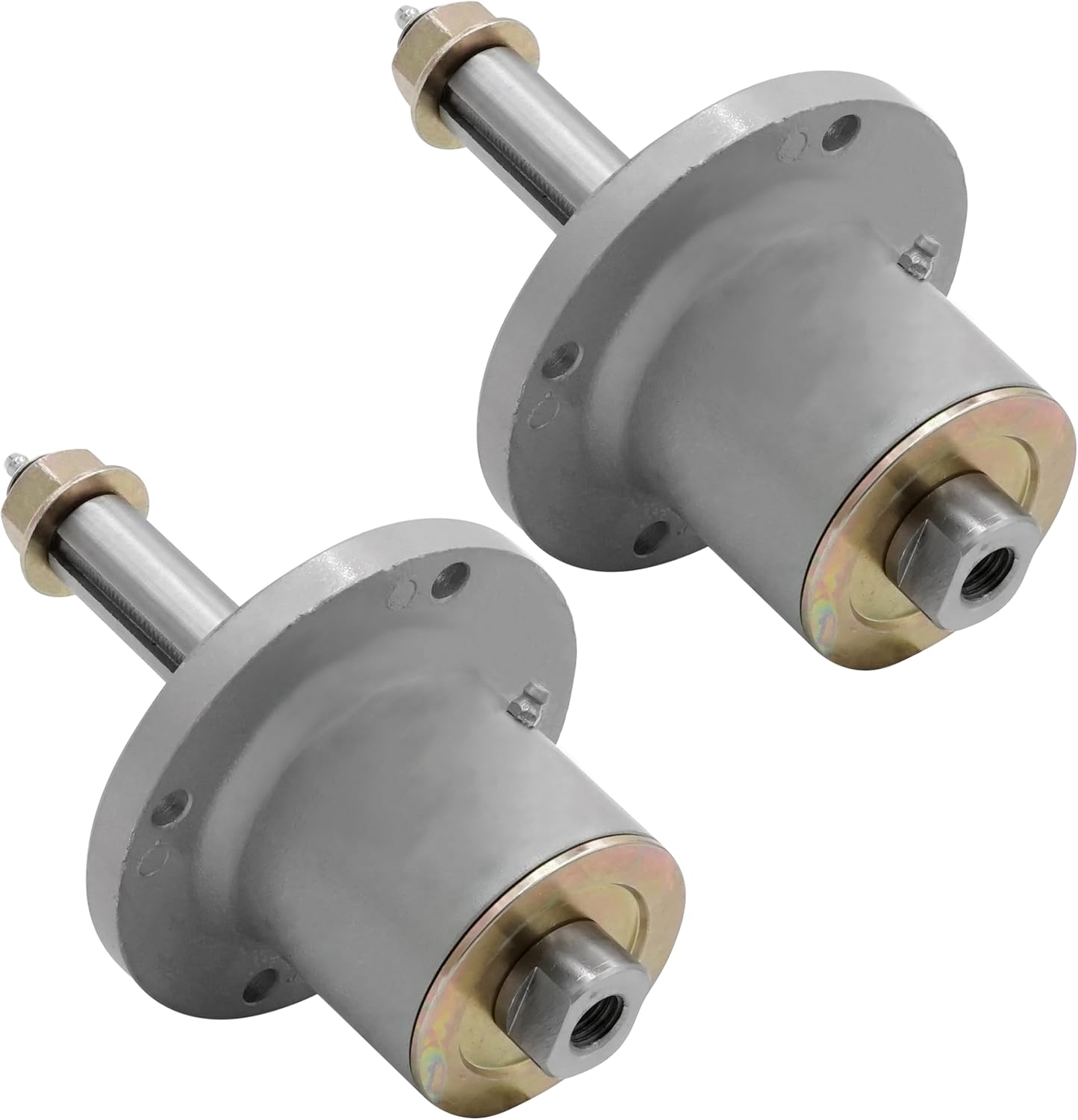 Caltric Spindle Long Shaft Compatible with Snapper Pro Compatible with Ferris ISX800 IS2100Z SRSZ1 SRSZ2 x2