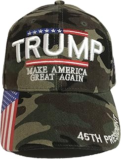 Donald Trump 2024 Hat - Make America Great Again 3D Embroidery American Flag Donald Trump MAGA Baseball Cap