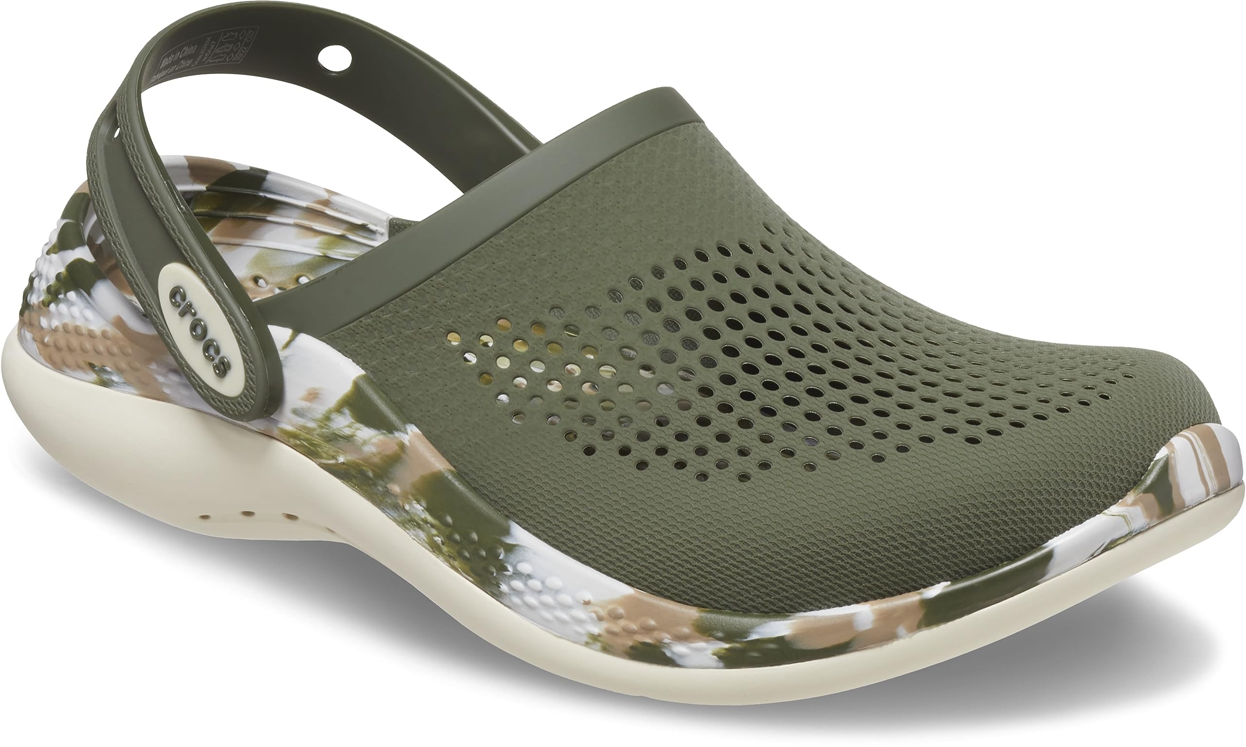 Crocs Unisex Adult Army Green/Multi LiteRide 360 Clog 207634-3TC-M7W9 (B0C743HMKT) Amazon Price History, Amazon Price Tracker