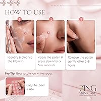 Vista 5 de Zing Prime Clear Hydrocolloid Pimple Patches for Face, Acne Dots & Zit Stickers, Strong Adhesion Blemish Patch, Made in Korea, Vegan (45 Count)