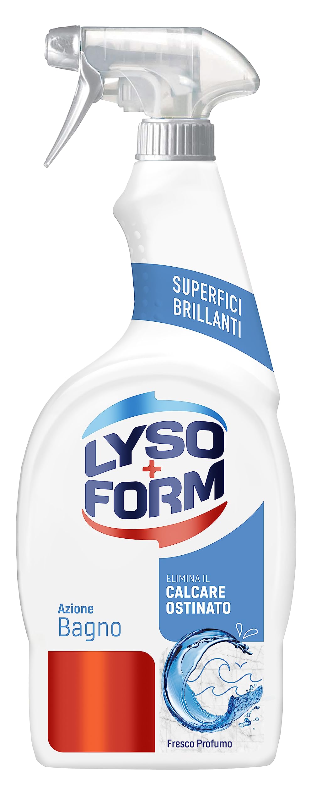 Lysoform Acción de baño antical, spray limpiador de baño con acción antical mejorada**, ayuda a eliminar gérmenes y bacterias, fácil de enjuagar, apto para uso diario, 12 unidades de 700 ml