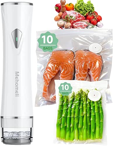 Compact Vacuum Sealer for Food (Vacuum Sealer Machine + 20