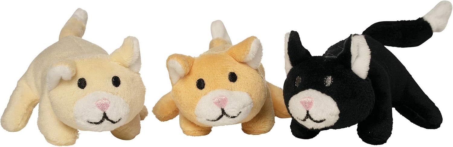 Manhattan Toy Nursing Nina Nurturing Cat Stuffed Animal with Plush Kittens 10 inch