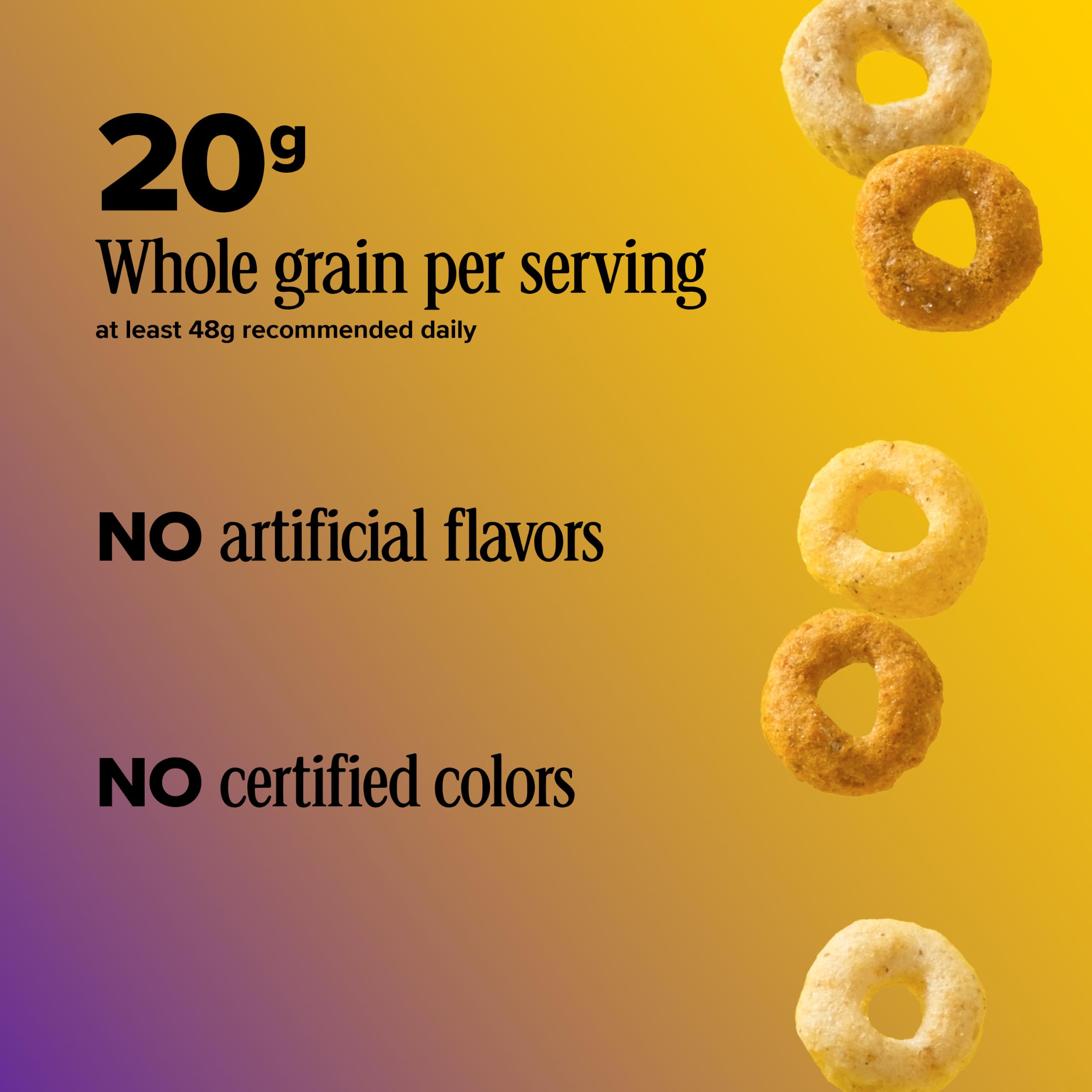 Multigrain Cheerios Cereal Single Serve Bowl, 1 Oz (paquete de 96)