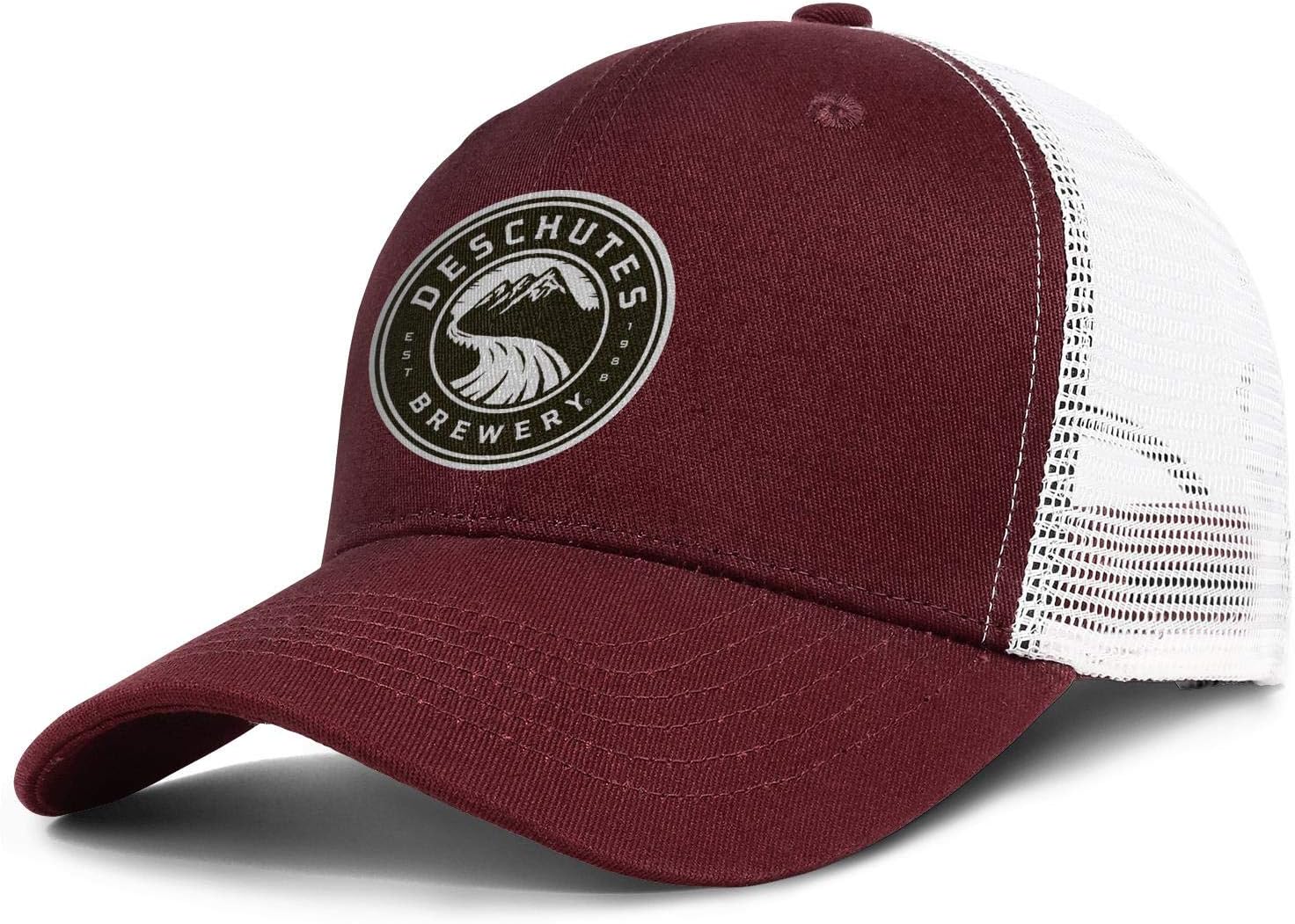 Deschutes-Brewery-Logo- Mens Womens Baseball Hats Adjustable Classic Snapback Hat Cap