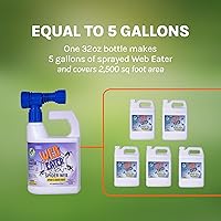 Vista 7 de Spray concentrado de telaraña de 32 onzas con boquilla, natural y de larga duración hasta 6 meses