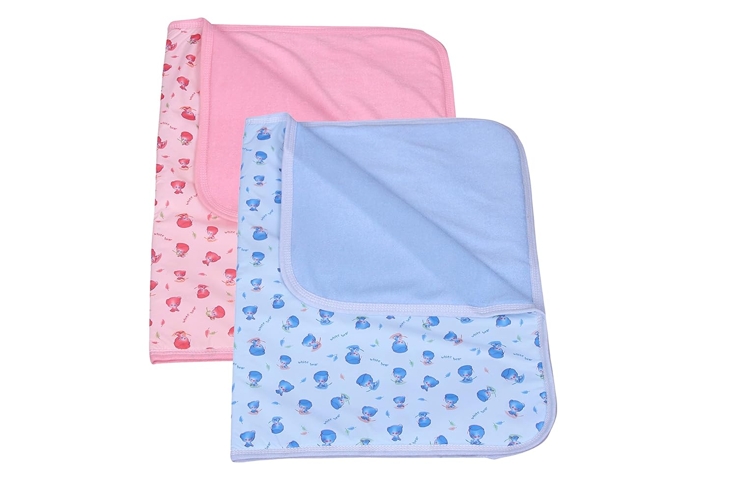 Mom's Darling 3 Layer Bed Protector Waterproof for Baby with Towel