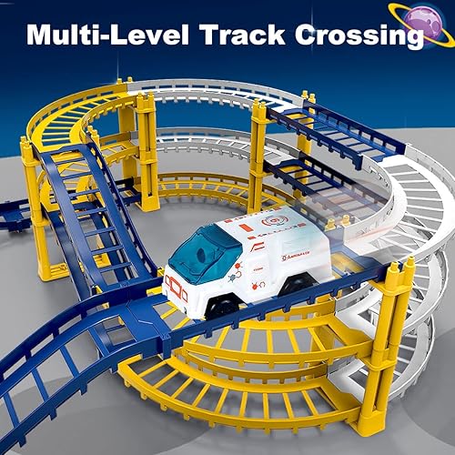 Miniatura 4 de Emocionante juego de órbita espacial juguete emocionante para niños y niñas, para estimular la imaginación y divertirse con naves espaciales...