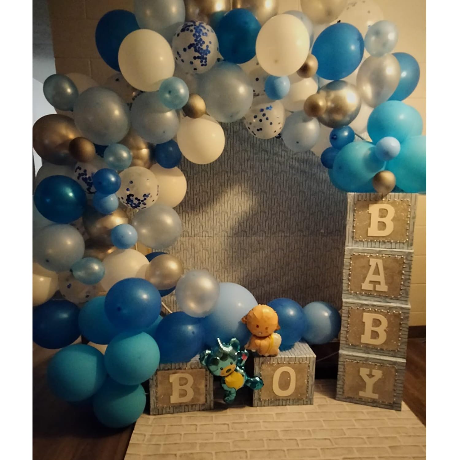 Arco Redondo de Madera (2.1 * 2.4m Arco de Boda de Madera for decoración de Boda/cumpleaños for Interior Exterior Fiestas Montaje fácil