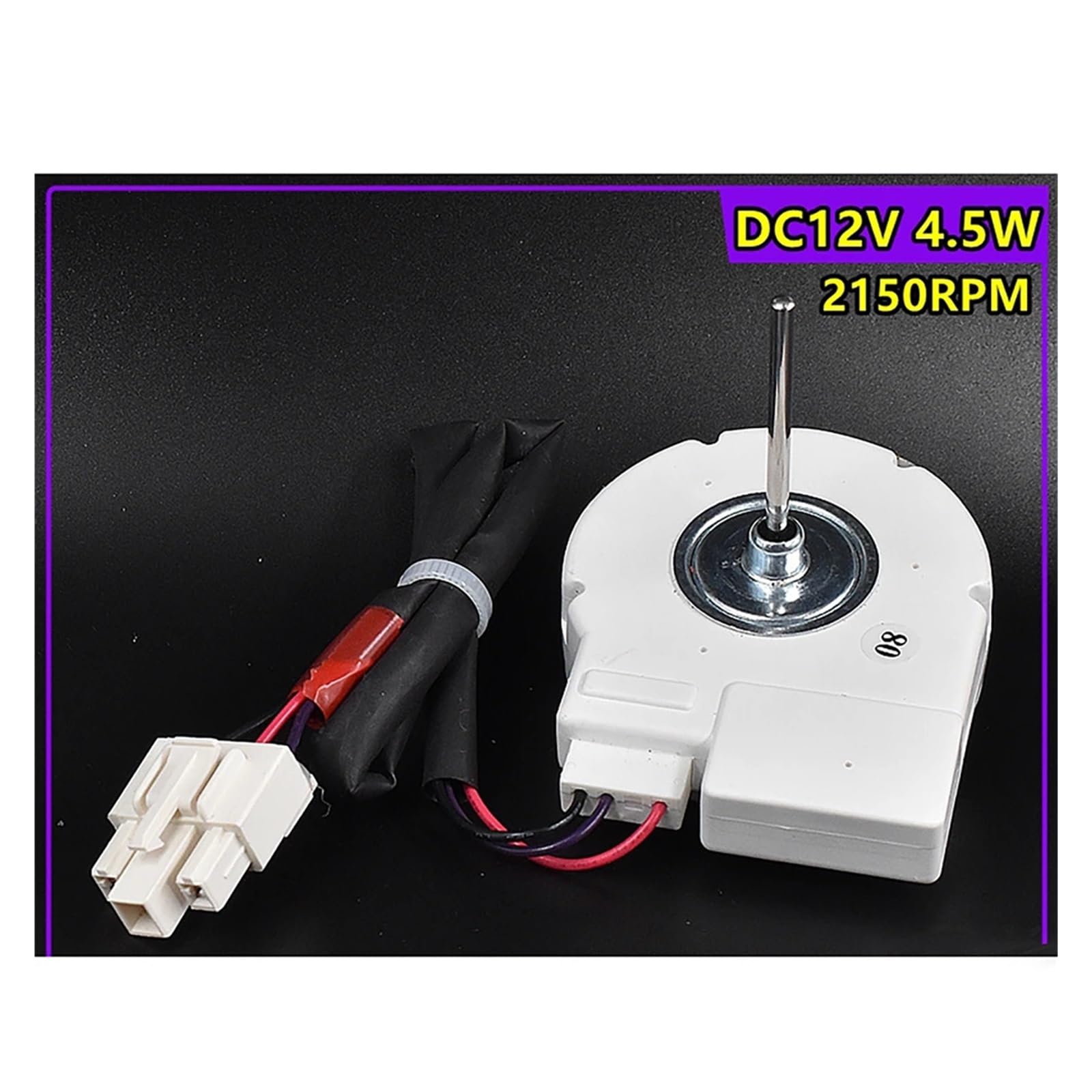 Motore Della Ventola Del Frigorifero, Compatibile Con Midea, 50240401000k DC 12V 4.5W Motore Della Ventola Di Raffreddamento Accessori for Frigorifero Evaporatore Frigo