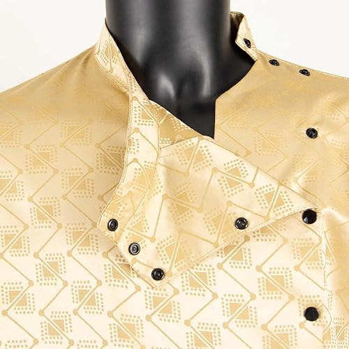 Miniatura 6 de APTX Bazin Riche - Ropa para hombre, talla grande, camisa y pantalón, conjunto de 2 piezas, ropa musulmana, trajes formales