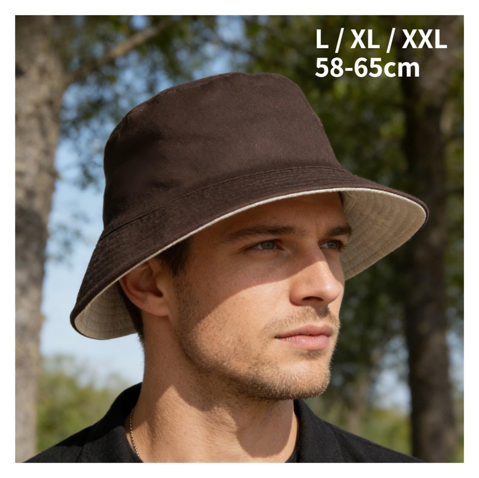 Cappello da Pescatore Cappello da Pescatore Double Face | Cappello da sole ReversibleBrimUPF 50+Cappello da pesca all'aperto pieghevole in spiaggia