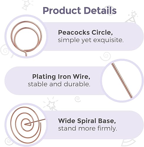 Miniatura 3 de Soportes para números de mesa, 10 unidades de 8.75 pulgadas, soportes altos para números de mesa para bodas, fiestas, graduaciones, recepciones,