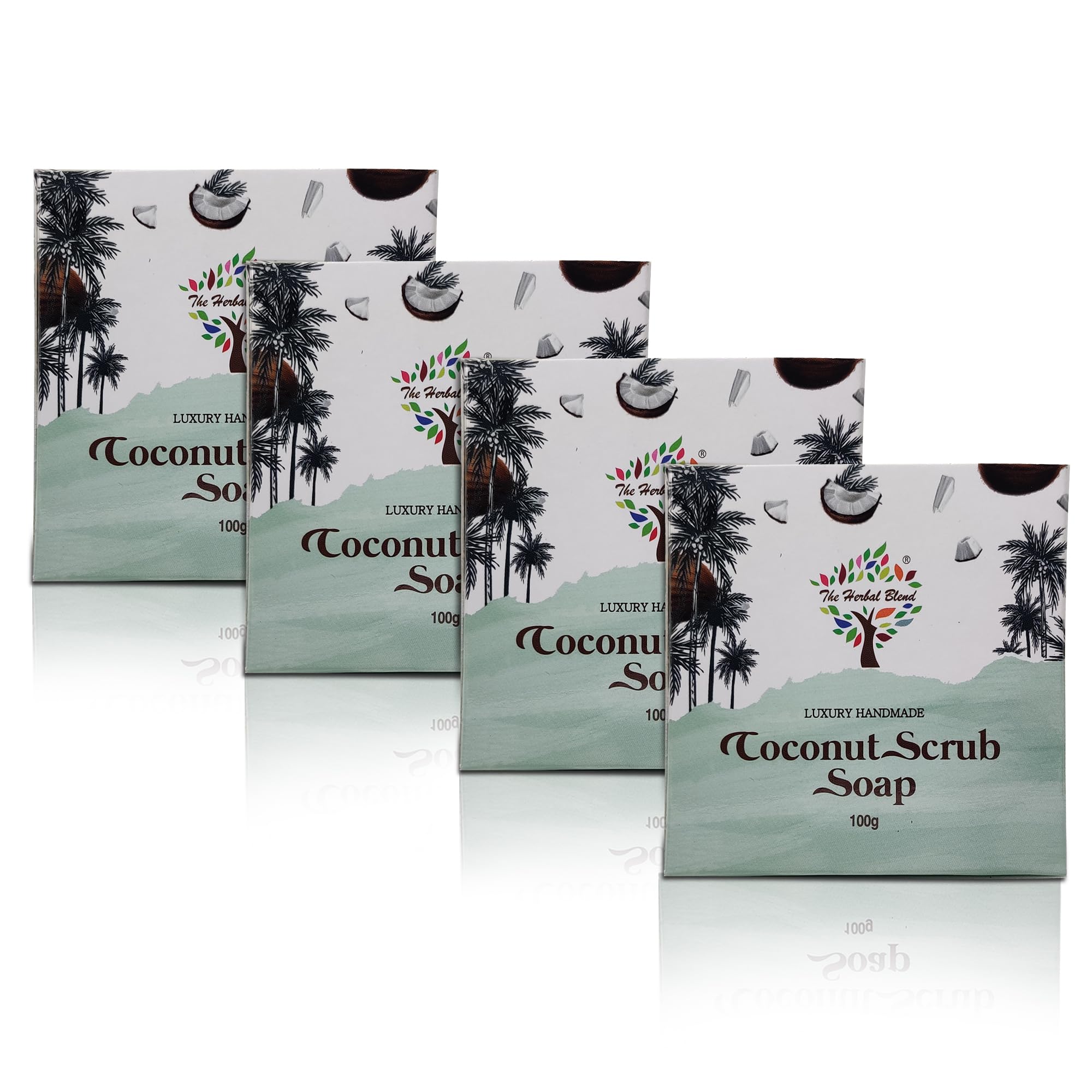 Coconut Scrub Soap Enriched With Goat Milk, Almond Oil — Flash AI Score 92/100